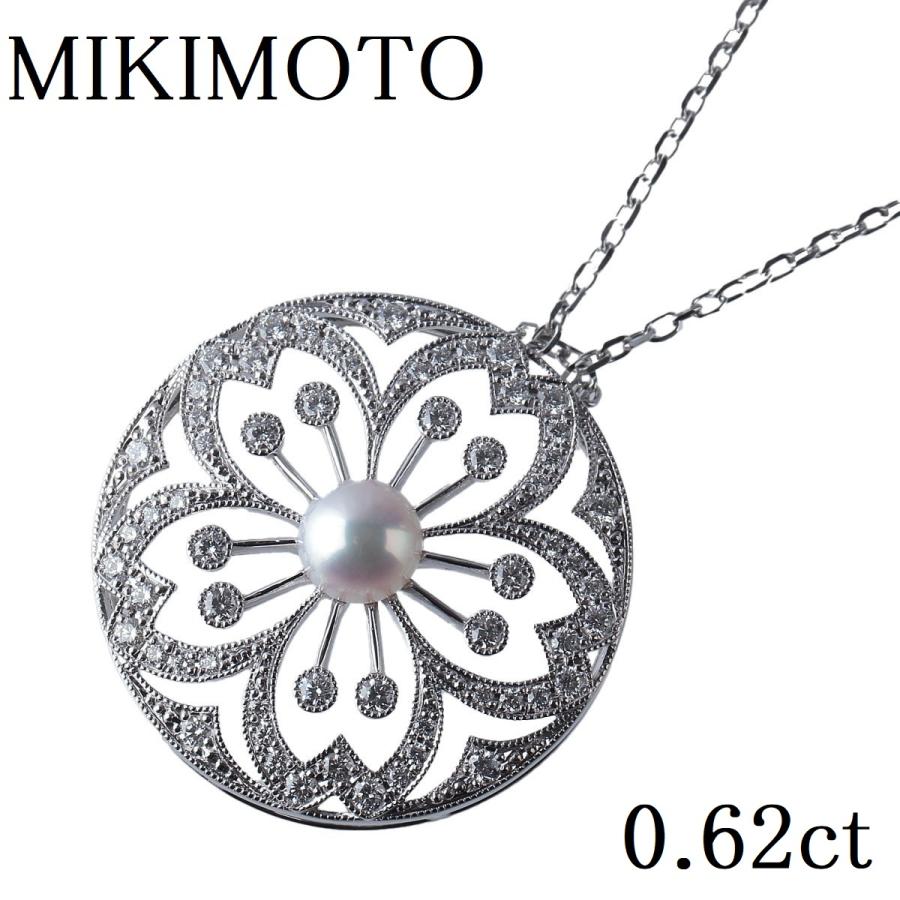 MIKIMOTO ミキモト 現行モデル ダイヤ パール ネックレス MIKIMOTO ミキモト 現行モデル ダイヤ パール ネックレス