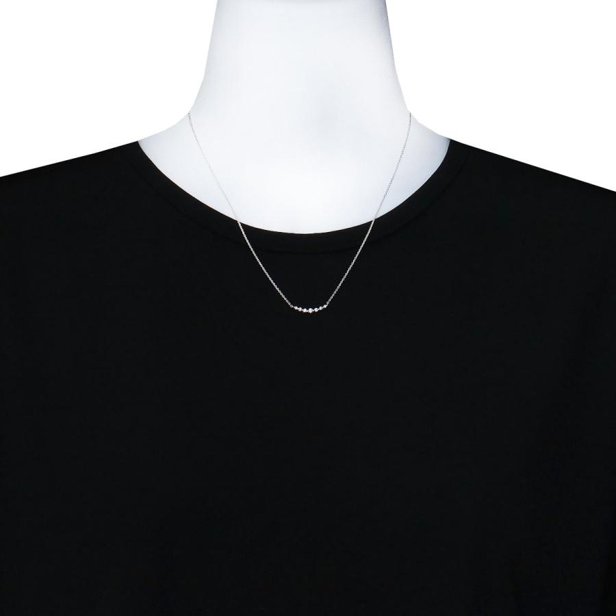 ヴァンドーム青山 現行モデル ダイヤネックレス リュール ダイヤ0.17ct  