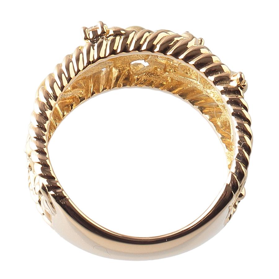 TASAKI タサキ ダイヤリング 0.11ct 11号強 K18YG 鳥 バード TASAKI タサキ ダイヤリング 0.11ct 11号強 K18YG 鳥 バード