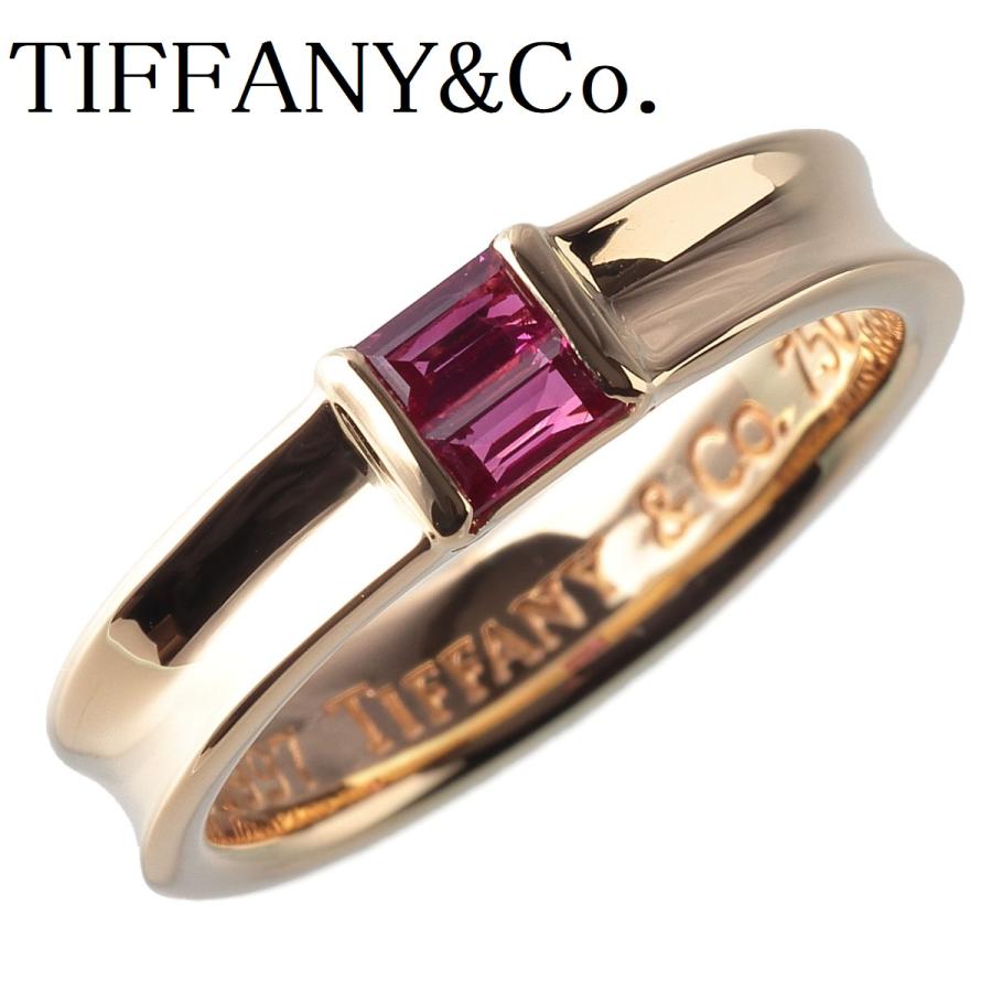 TIFFANY&Co. ティファニー ルビー リング スタッキング バンド TIFFANY&Co. ティファニー ルビー リング スタッキング バンド