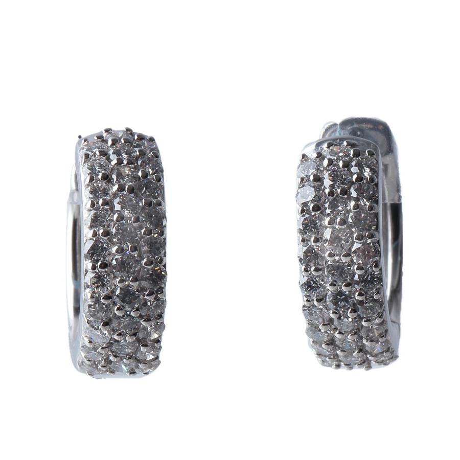 Ponte Vecchio ポンテヴェキオ ダイヤ ピアス フープ 0.32ct×2 Ponte Vecchio ポンテヴェキオ ダイヤ ピアス フープ 0.32ct×2