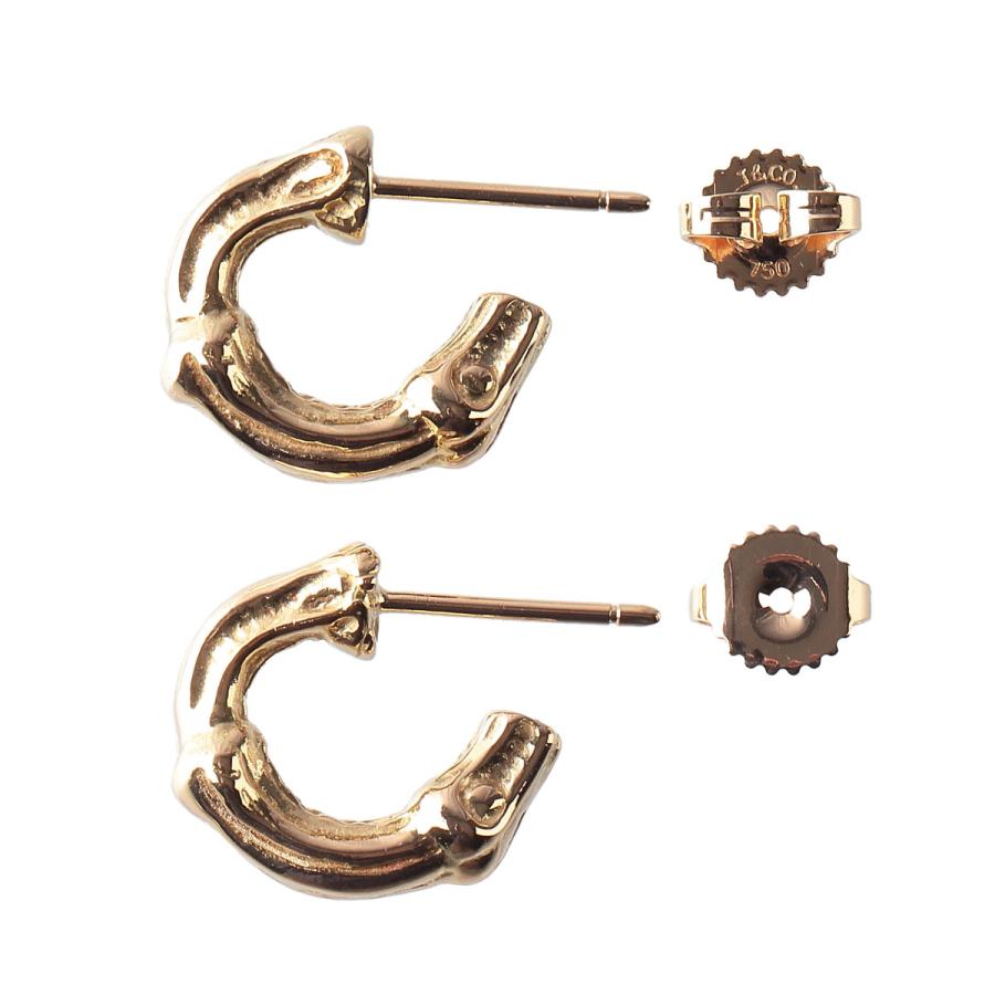 TIFFANY&Co. ティファニー バンブー ピアス 750YG 新品仕上げ済 TIFFANY&Co. ティファニー バンブー ピアス 750YG 新品仕上げ済