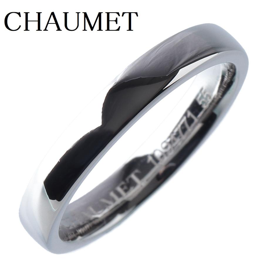 CHAUMET ショーメ ダイヤ リング エターナルドゥショーメ 幅3.4mm #55 