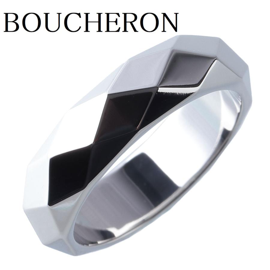 BOUCHERON ブシュロン ファセット リング ラージ #54 幅5.5mm BOUCHERON ブシュロン ファセット リング ラージ #54 幅5.5mm