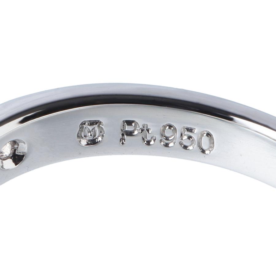 MIKIMOTO ミキモト 現行モデル ダイヤ リング カーブ 0.15ct 10号強  