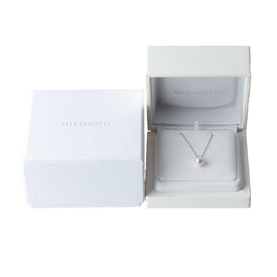 MIKIMOTO ミキモト 現行モデル ダイヤ パール ネックレス PP-20591U型 