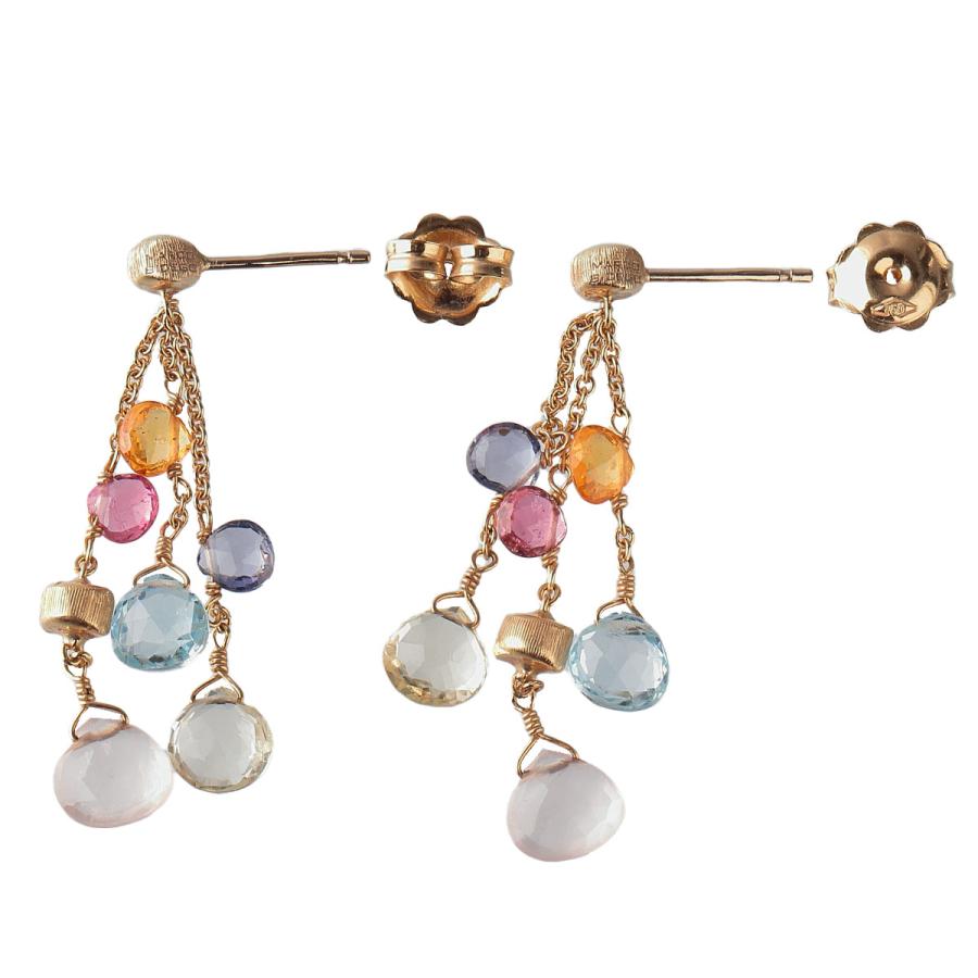 MARCO BICEGO マルコビチェゴ パラダイス ピアス マルチストーン MARCO BICEGO マルコビチェゴ パラダイス ピアス マルチストーン
