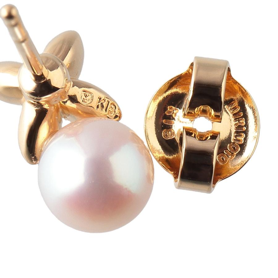 MIKIMOTO ミキモト 現行モデル ダイヤ パールピアス PE-1392PK型 MIKIMOTO ミキモト 現行モデル ダイヤ パールピアス PE-1392PK型