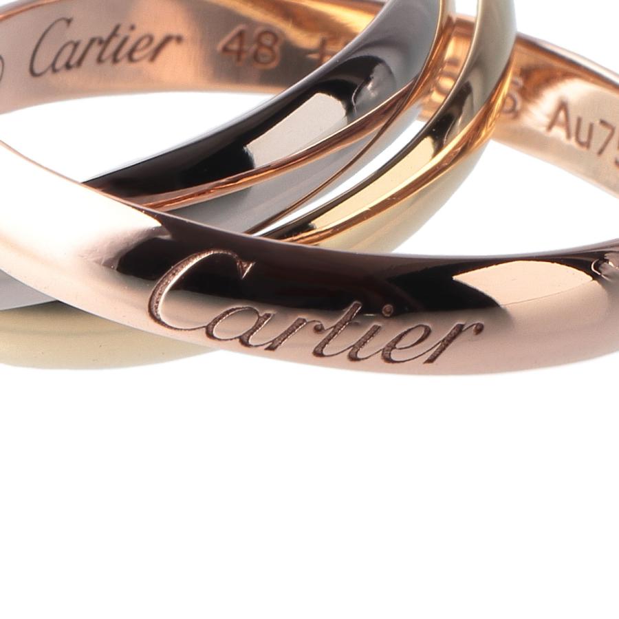 Cartier カルティエ 現行モデル トリニティ リング SM #48 Cartier カルティエ 現行モデル トリニティ リング SM #48