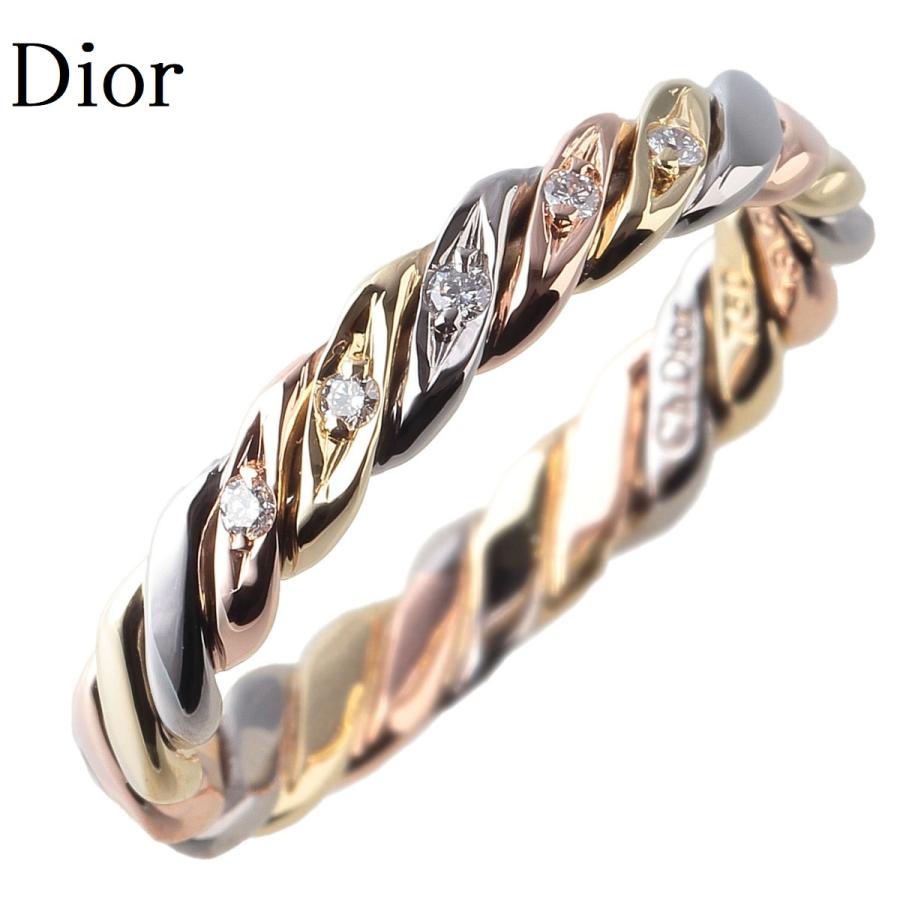 Christian Dior ディオール ツイスト ダイヤ リング 5PD 13号 Christian Dior ディオール ツイスト ダイヤ リング 5PD 13号