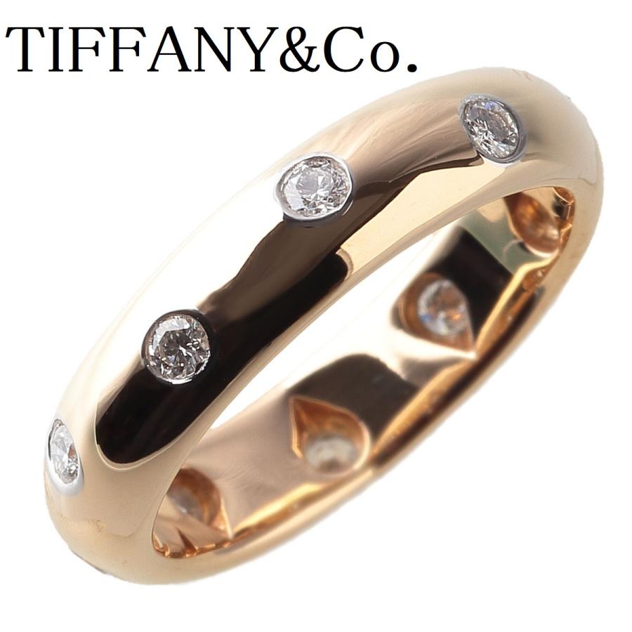 TIFFANY&Co. ティファニー ドッツ ダイヤ リング 6.5号〜7号 750YG 10 