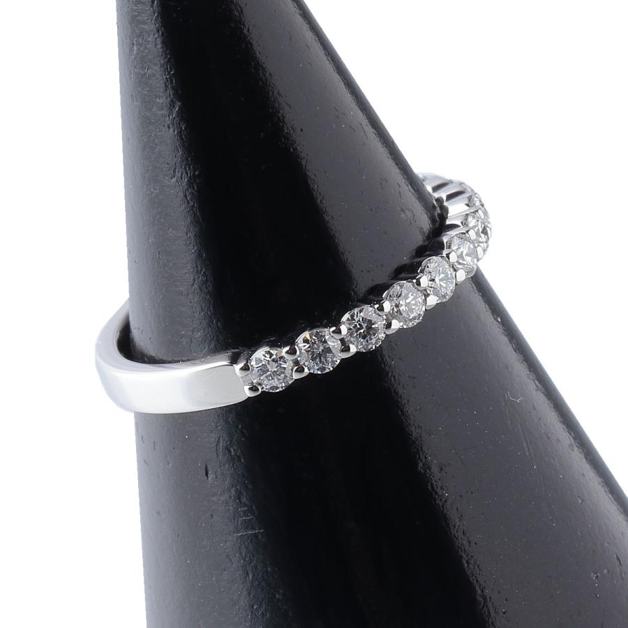 MIKIMOTO ミキモト 現行モデル ダイヤリング ハーフエタニティ MIKIMOTO ミキモト 現行モデル ダイヤリング ハーフエタニティ