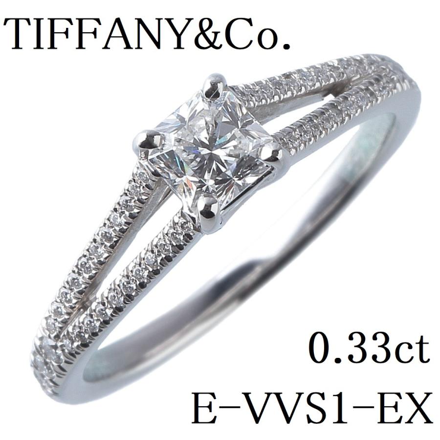 TIFFANY&Co. ティファニー ルシダ リング ダイヤ0.33ct E-VVS1 TIFFANY&Co. ティファニー ルシダ リング ダイヤ0.33ct E-VVS1