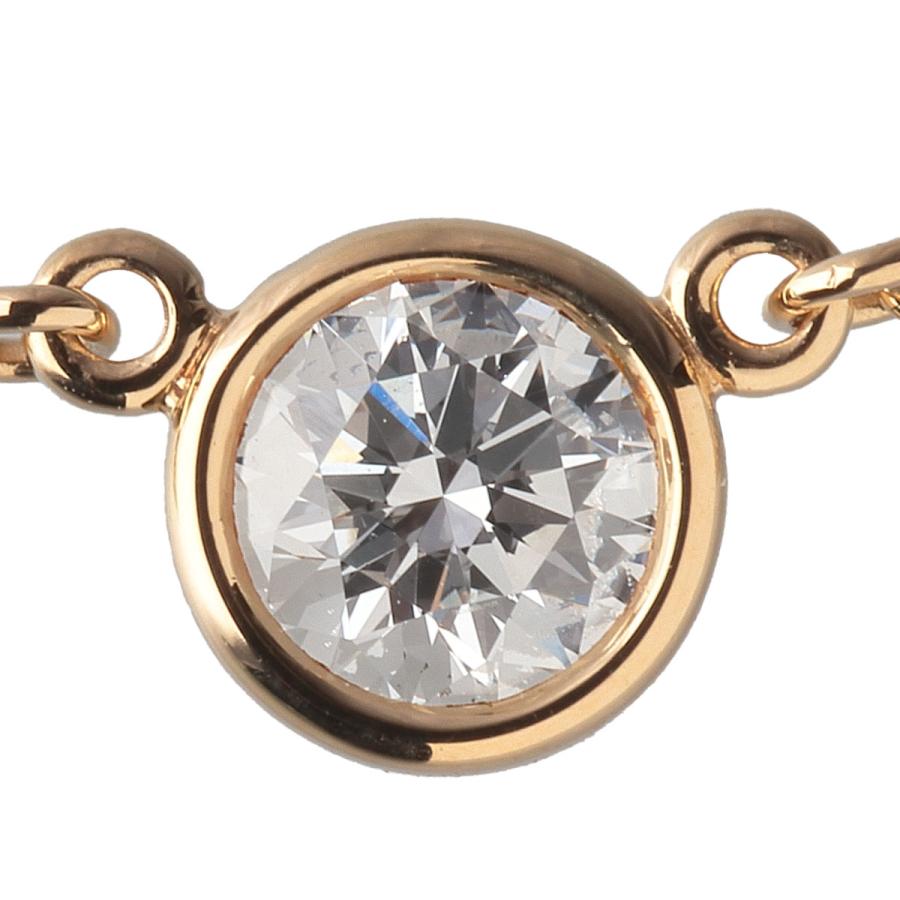 ティファニー ダイヤネックレス バイザヤード 0.21ct F-VVS2-EX 