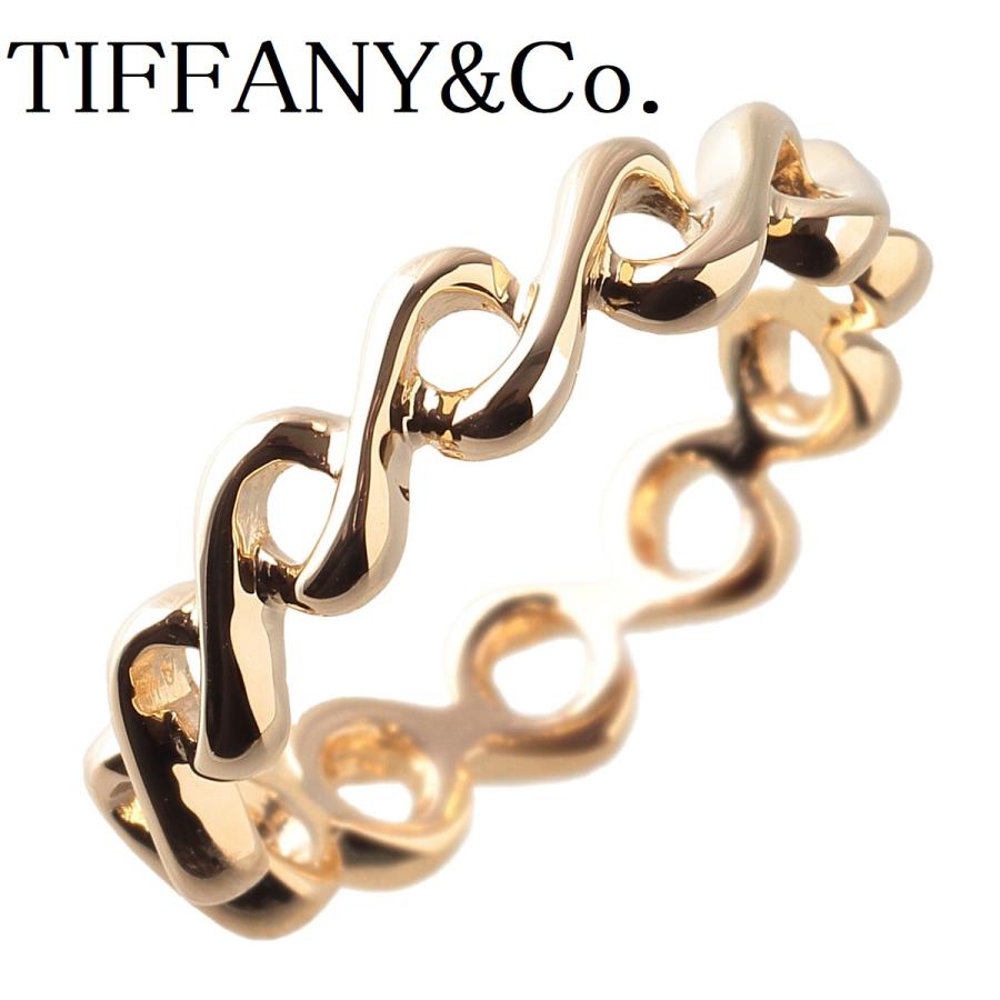 TIFFANY&Co. ティファニー インフィニティ リング 12号強 750YG TIFFANY&Co. ティファニー インフィニティ リング 12号強 750YG