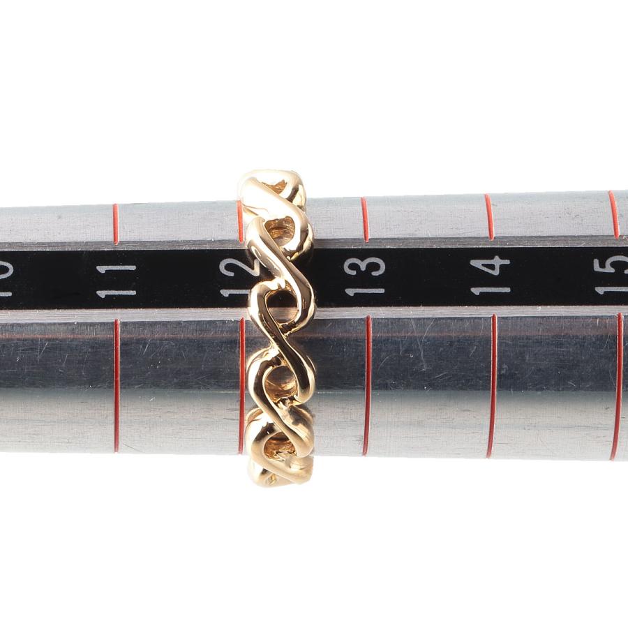 TIFFANY&Co. ティファニー インフィニティ リング 12号強 750YG TIFFANY&Co. ティファニー インフィニティ リング 12号強 750YG