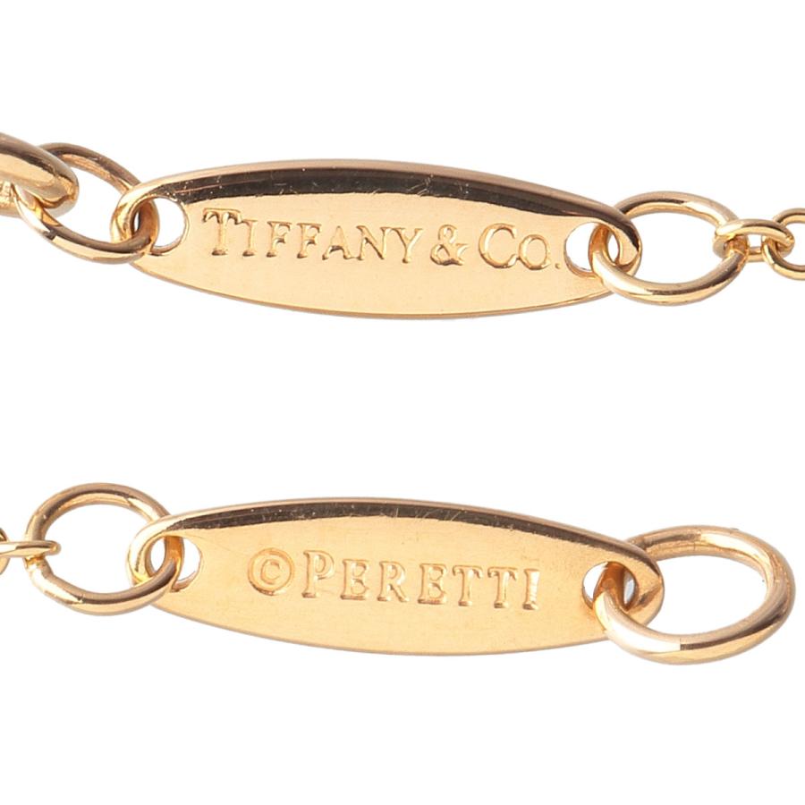 ティファニーシリアルあり バイザヤード ネックレス 約0.2ct AU750YG  