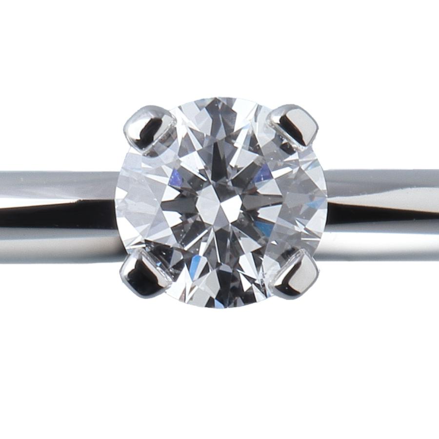 TIFFANY&Co. ティファニー トゥルー リング ダイヤ0.19ct D-VVS2-3EX 8 