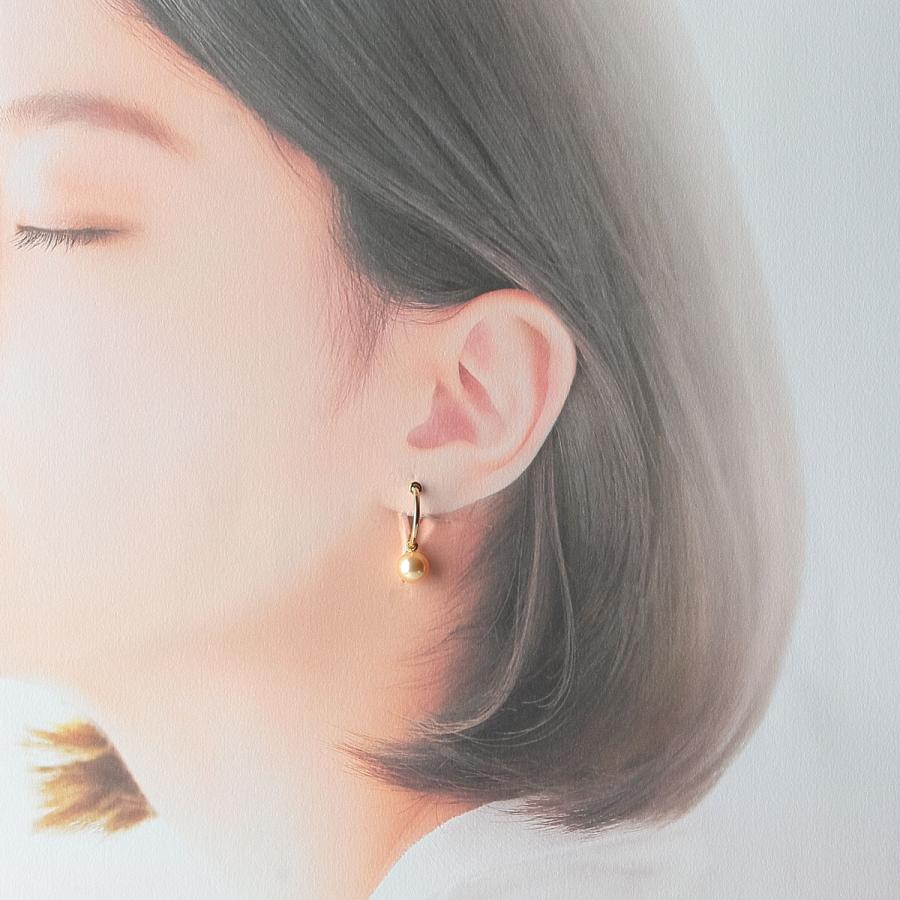 MIKIMOTO ミキモト アコヤパール ピアス ナチュラルゴールド 7.4 MIKIMOTO ミキモト アコヤパール ピアス ナチュラルゴールド 7.4