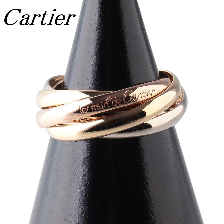 カルティエ トリニティ リング 5連 #57 750 スリーカラー 新品仕上げ済 