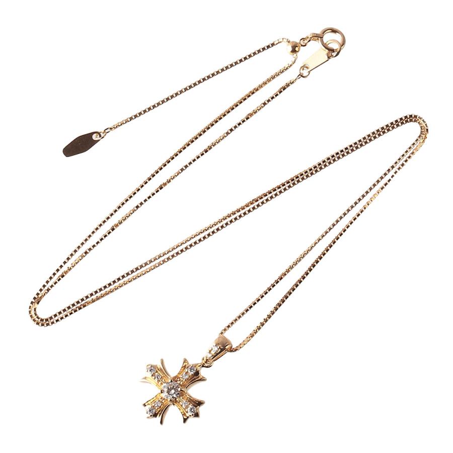 ゆきざき レガリア ダイヤ ネックレス 0.12ct/0.08ct K18YG 45cm ゆきざき レガリア ダイヤ ネックレス 0.12ct/0.08ct K18YG 45cm