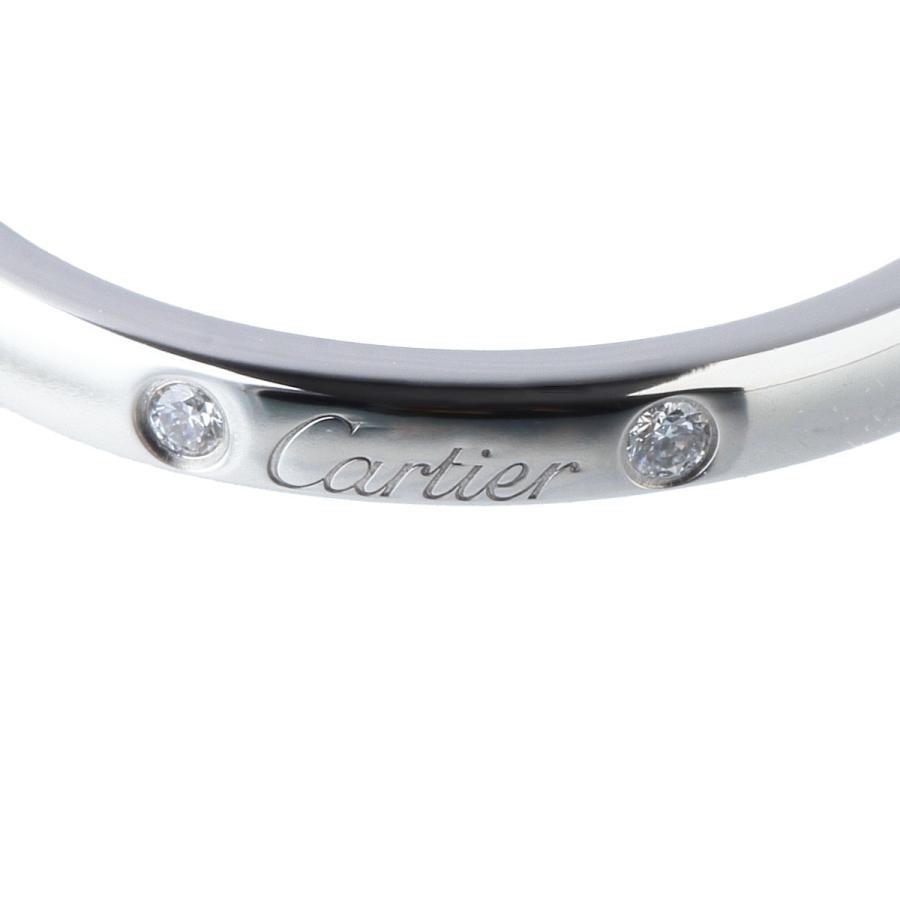 Cartier カルティエ ダイヤ リング バレリーナ ウェディング カーブ  