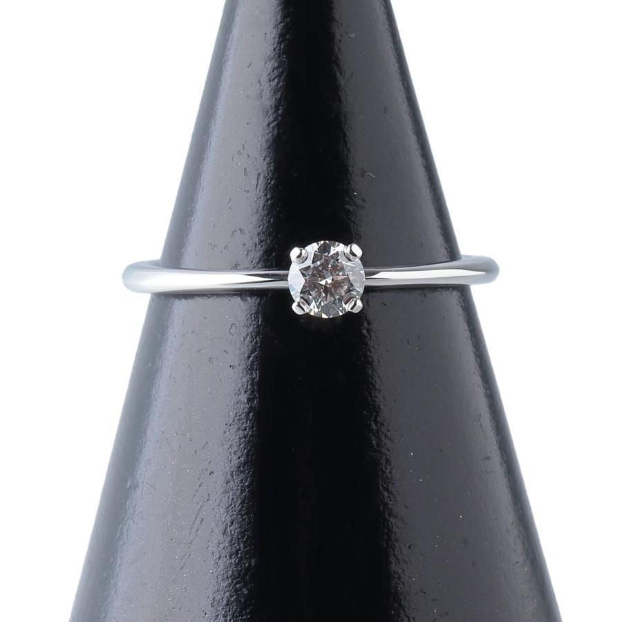 TIFFANY&Co. ティファニー トゥルー リング ダイヤ0.19ct F-VS1-3EX 9 