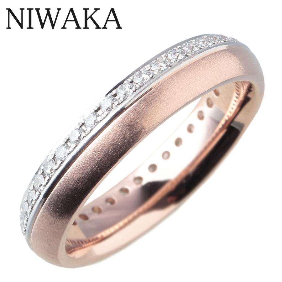 俄 ダイヤ リング レゾナンス 15号 750PG/PT950 新品仕上げ済 俄 ダイヤ リング レゾナンス 15号 750PG/PT950 新品仕上げ済