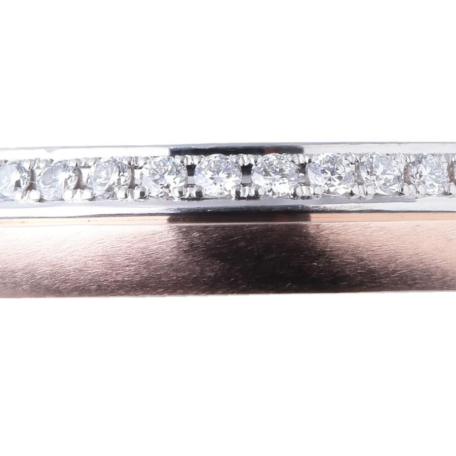 俄 ダイヤ リング レゾナンス 15号 750PG/PT950 新品仕上げ済 俄 ダイヤ リング レゾナンス 15号 750PG/PT950 新品仕上げ済