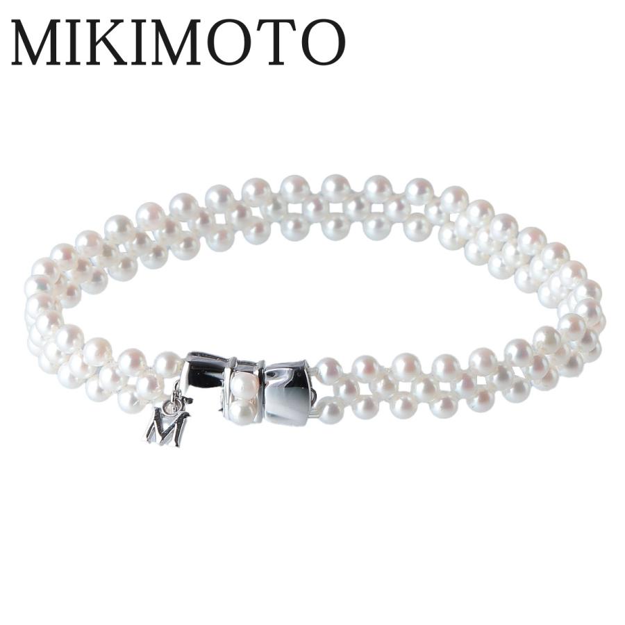 MIKIMOTO ミキモト 美品 ベビーパール ブレスレット 3連 レース MIKIMOTO ミキモト 美品 ベビーパール ブレスレット 3連 レース