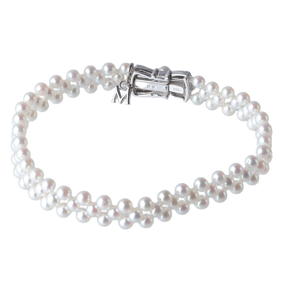 MIKIMOTO ミキモト 美品 ベビーパール ブレスレット 3連 レース MIKIMOTO ミキモト 美品 ベビーパール ブレスレット 3連 レース