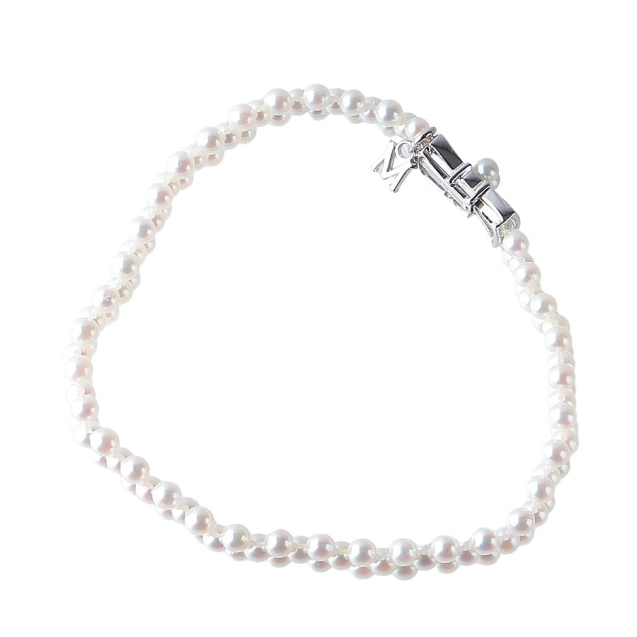 MIKIMOTO ミキモト 美品 ベビーパール ブレスレット 3連 レース MIKIMOTO ミキモト 美品 ベビーパール ブレスレット 3連 レース