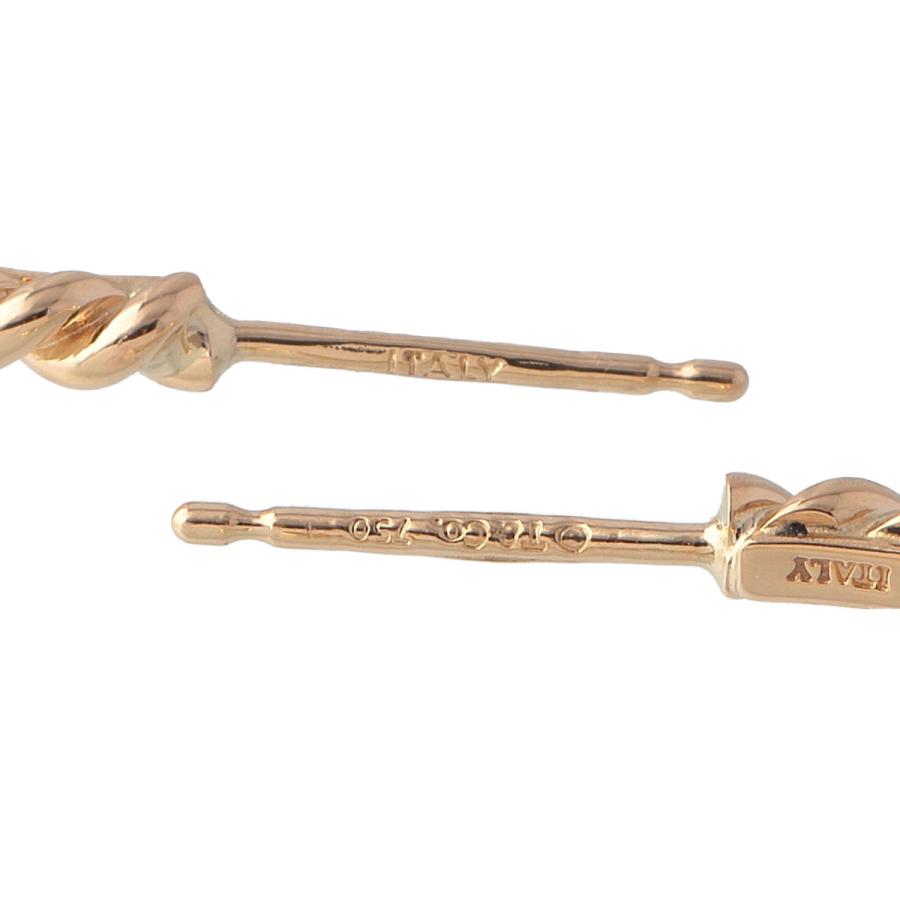 TIFFANY&Co. ティファニー ツイスト フープ ピアス 750YG 新品 TIFFANY&Co. ティファニー ツイスト フープ ピアス 750YG 新品