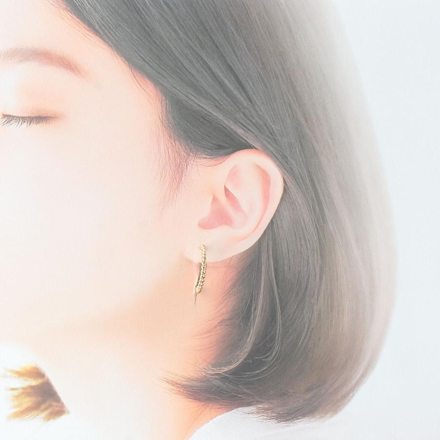 TIFFANY&Co. ティファニー ツイスト フープ ピアス 750YG 新品 TIFFANY&Co. ティファニー ツイスト フープ ピアス 750YG 新品