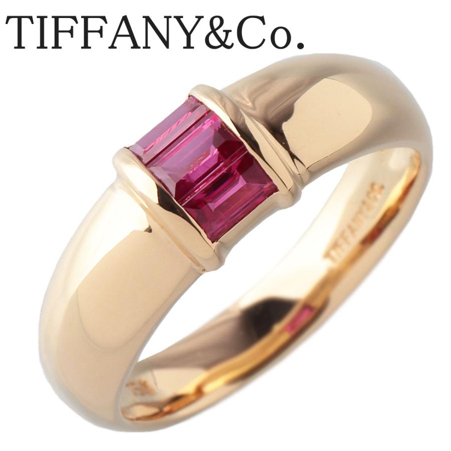 TIFFANY&Co. ティファニー ルビー リング スタッキング バンド 9 TIFFANY&Co. ティファニー ルビー リング スタッキング バンド 9