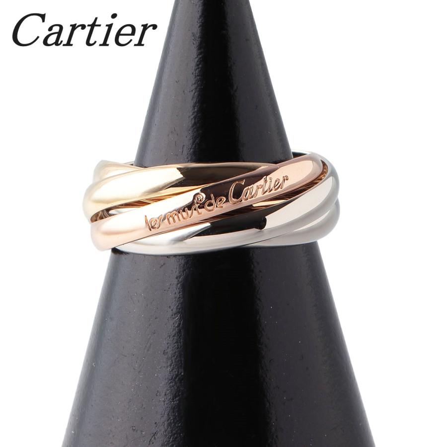 Cartier（カルティエ） トリニティ リング 5連 #54 750 スリーカラー