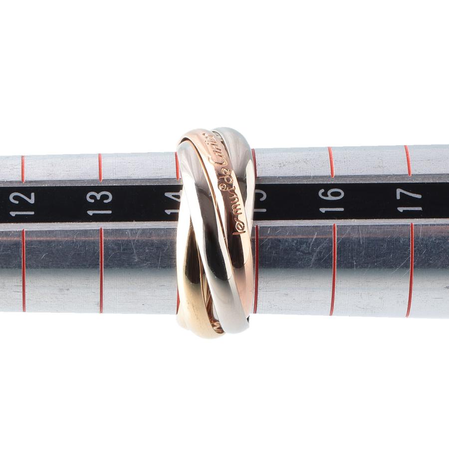 Cartier（カルティエ） トリニティ リング 5連 #54 750 スリーカラー