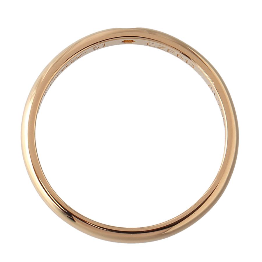 Cartier カルティエ ダイヤ リング 1895 ウェディング 1PD #51 幅2.5mm