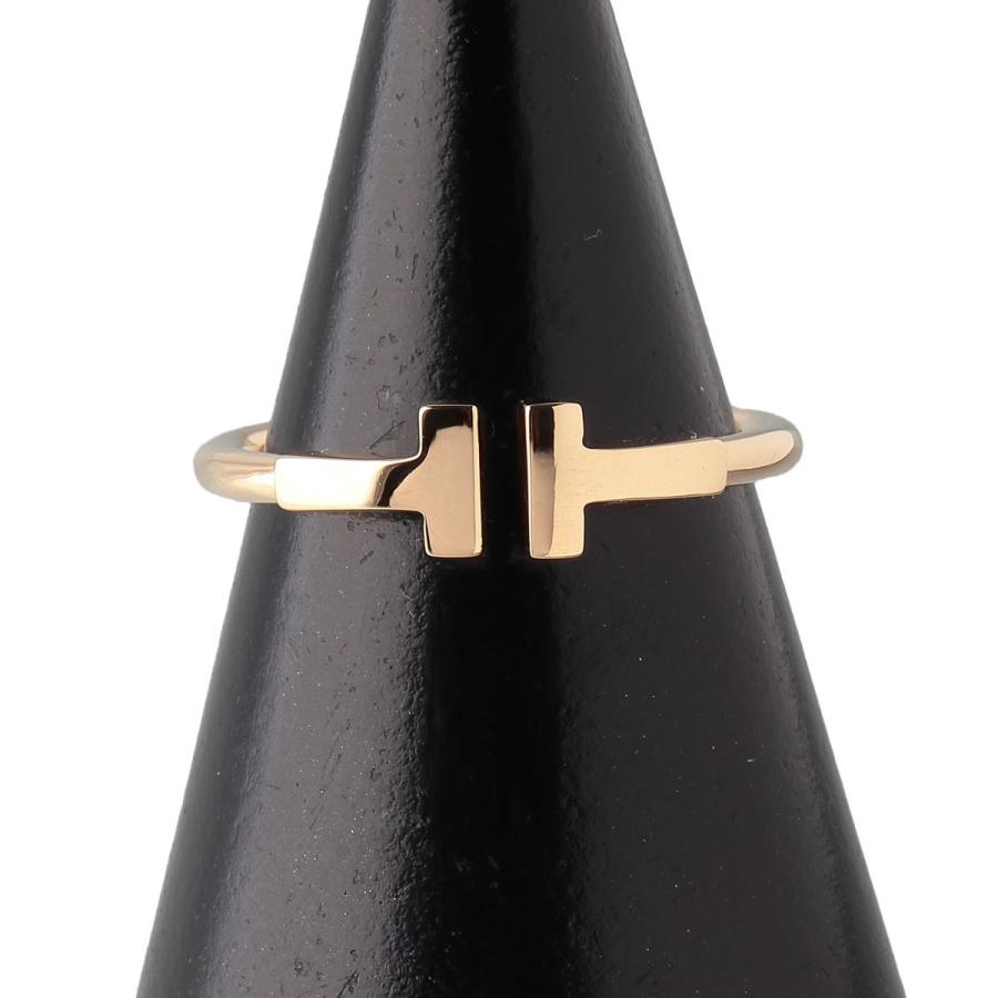 TIFFANY&Co.（ティファニー） Tワイヤー リング 13号弱 AU750YG 新品