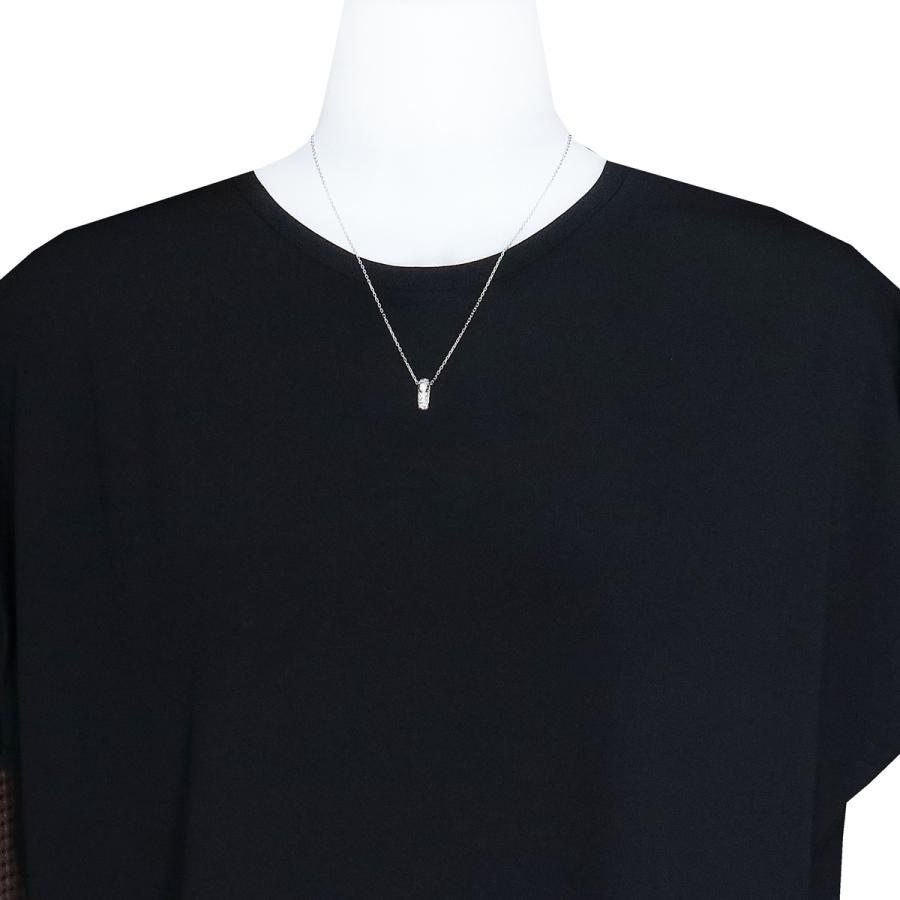 MIKIMOTO（ミキモト） ダイヤ ネックレス 0.24ct 42cm K18WG 新品