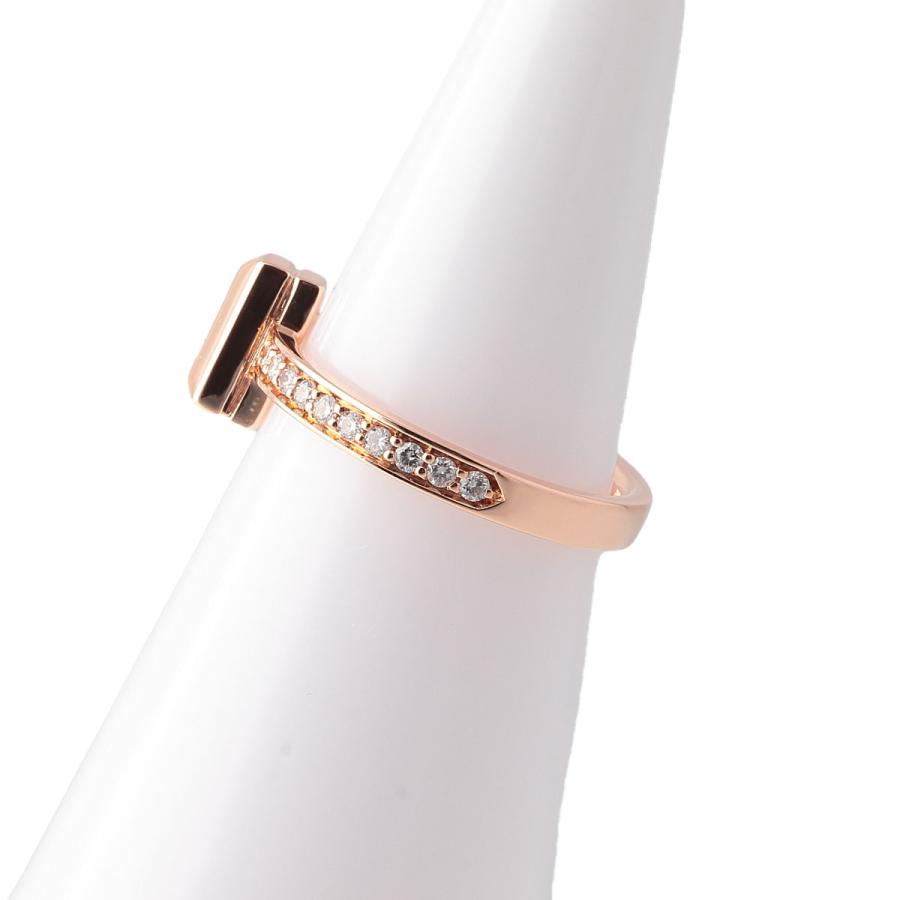 TIFFANY&Co. ティファニー ダイヤ リング Tワン ナロー 約10.5号  