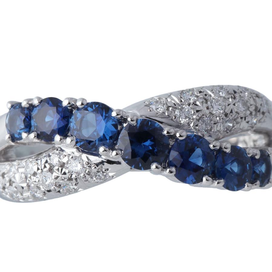 TASAKI（タサキ） ダイヤ サファイア リング 14号 0.16ct 1.01ct PT900 