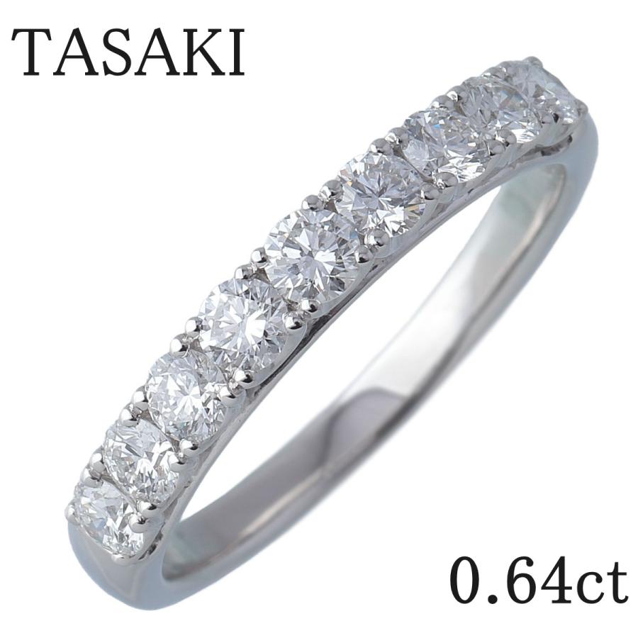 TASAKI タサキ ダイヤ リング ハーフエタニティ ダイヤ0.64ct 13 TASAKI タサキ ダイヤ リング ハーフエタニティ ダイヤ0.64ct 13
