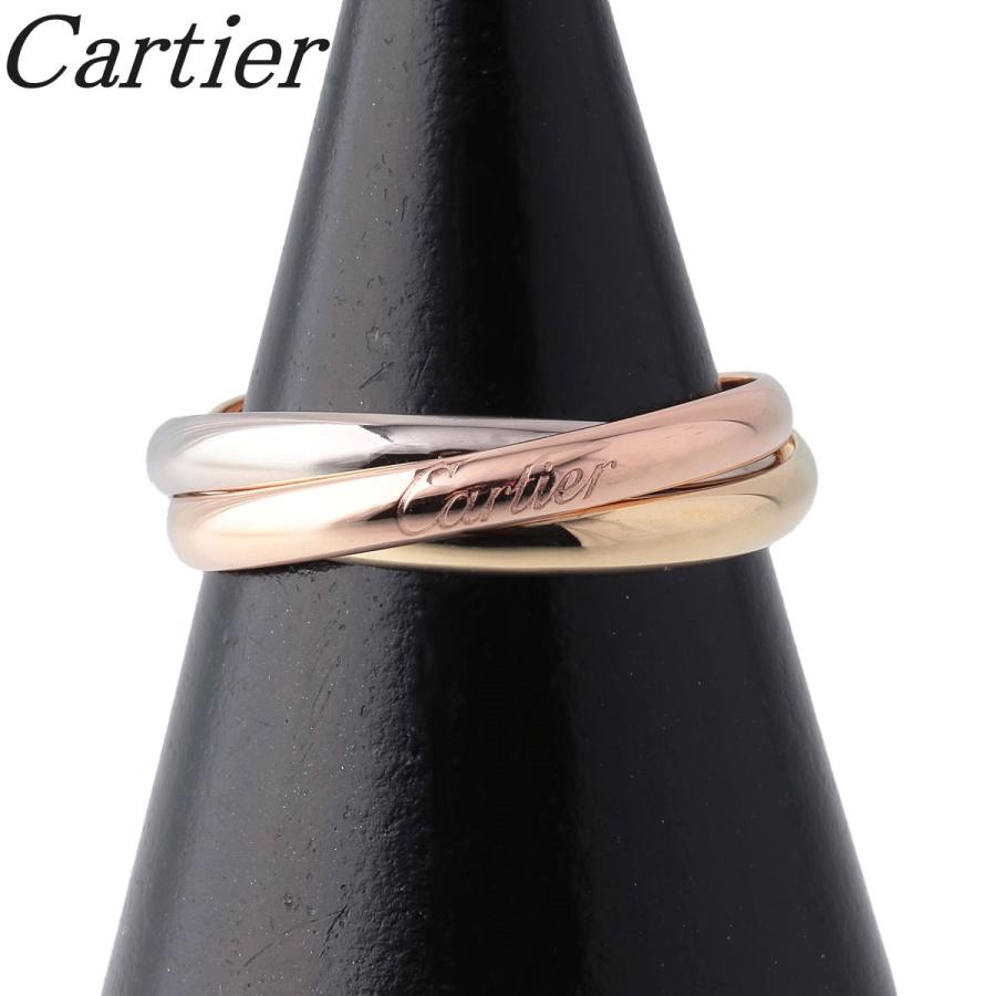 Cartier（カルティエ） トリニティ リング SM #60 AU750 スリーカラー