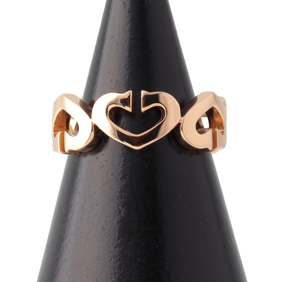 Cartier（カルティエ） Cハート リング #53 750YG 新品仕上げ済