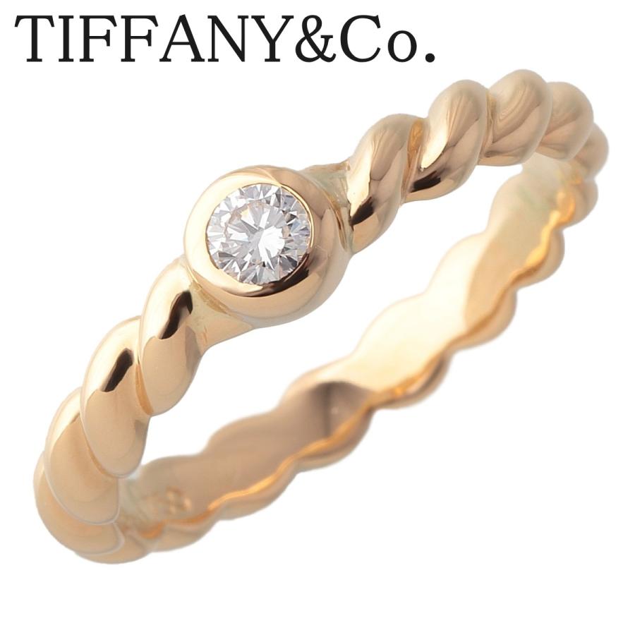 TIFFANY&Co.（ティファニー） ダイヤ ツイスト リング 約12号 750YG