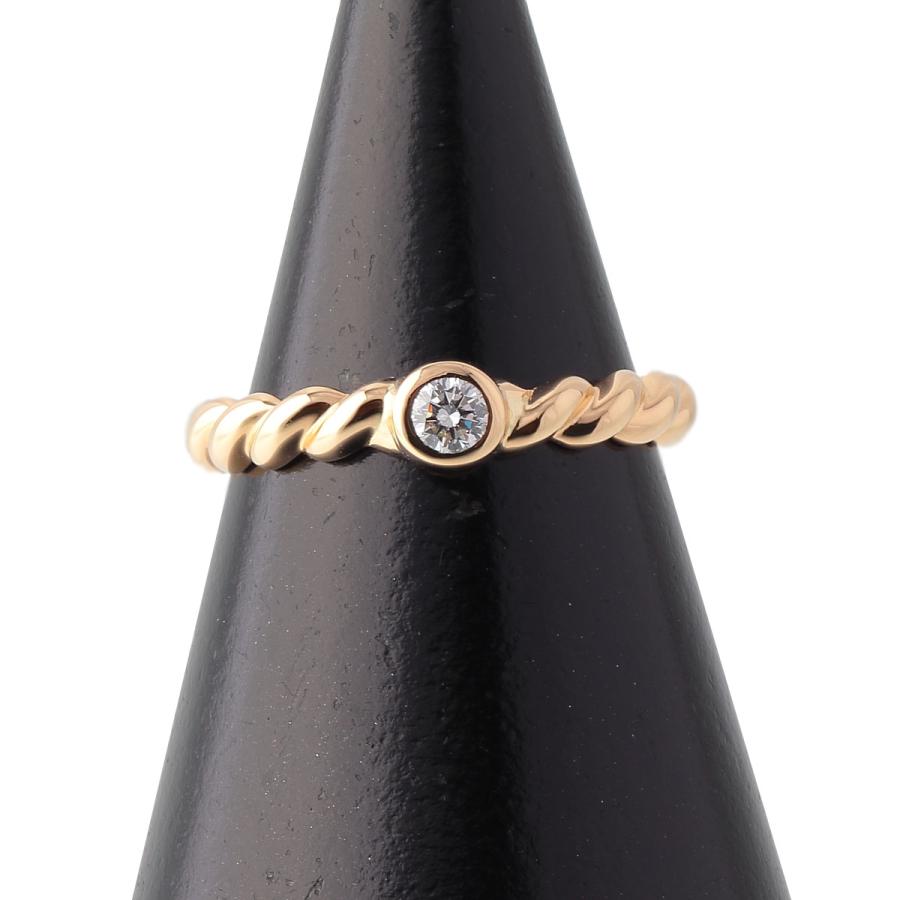 TIFFANY&Co.（ティファニー） ダイヤ ツイスト リング 約12号 750YG