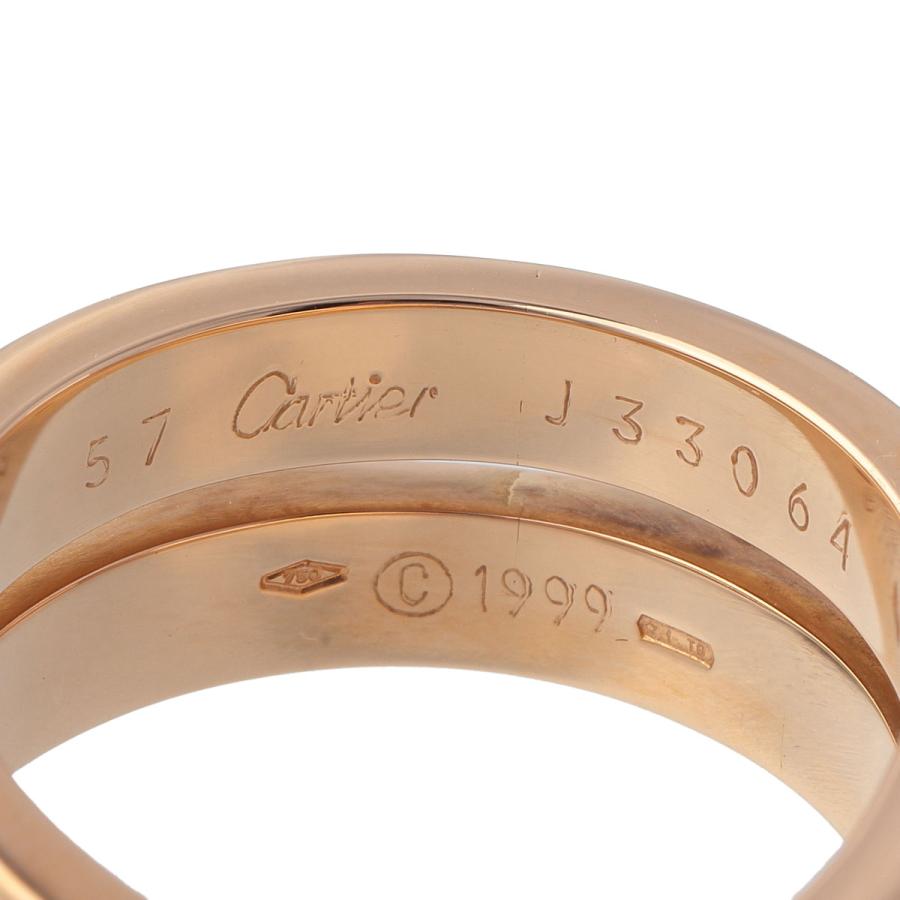 Cartier（カルティエ） パリ リング #57 750YG 新品仕上げ済 Cartier【16777】 : ブランド テアトロン - 通販 ...
