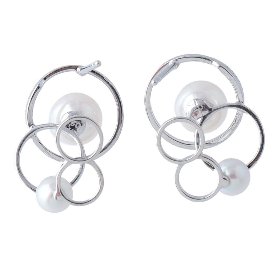 TASAKI タサキ パール ピアス エニーマ 4.0mm〜5.8mm 750WG 箱 TASAKI タサキ パール ピアス エニーマ 4.0mm〜5.8mm 750WG 箱