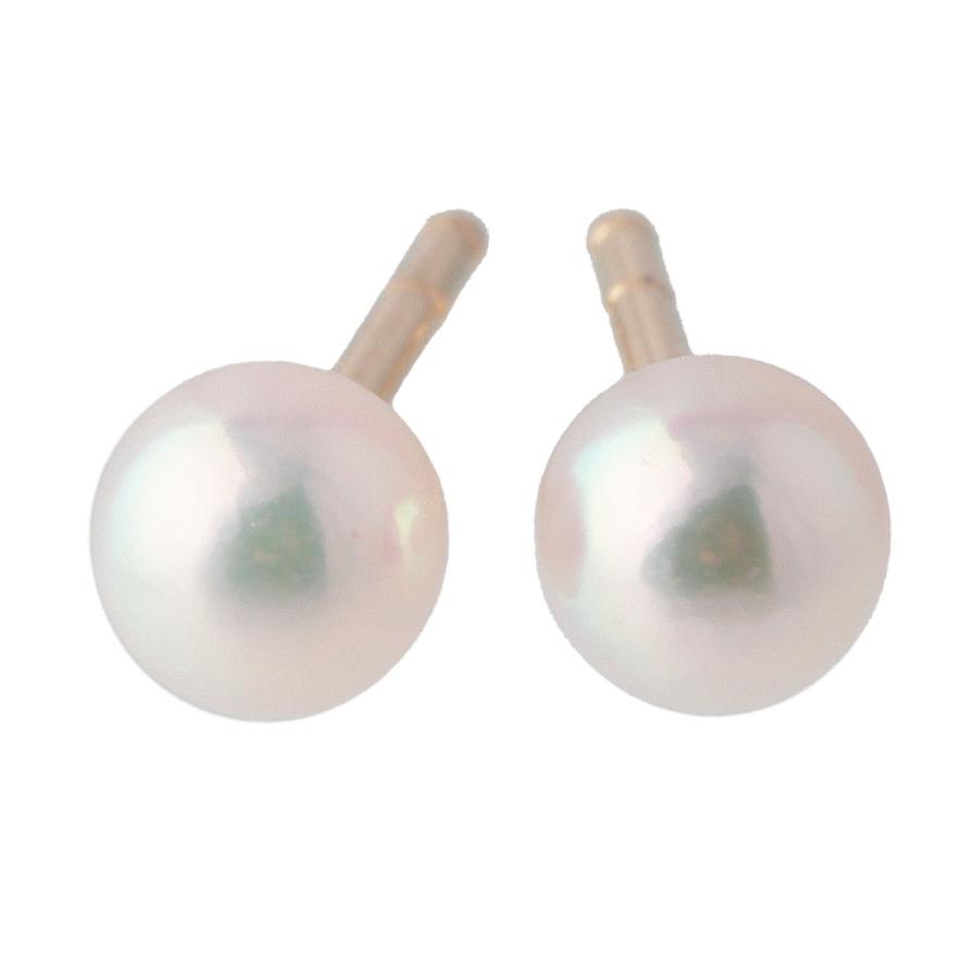 MIKIMOTO（ミキモト） ベビーパール ピアス アコヤパール4.2mm K18YG 